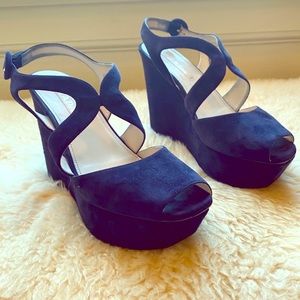 Prada Suede Wedges